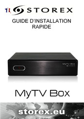 Storex MyTV BOX Guide D'installation Rapide