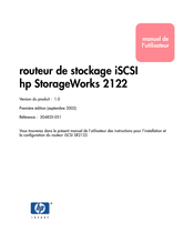 HP StorageWorks 2122 Manuel De L'utilisateur