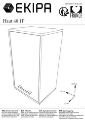 EKIPA Haut 40 1P Mode D'emploi