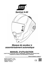 Esab Sentinel A-60 Manuel D'utilisation