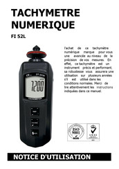 Francaise d'Instrumentation FI 52L Notice D'utilisation