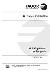 Fagor FAFN7251 Notice D'utilisation