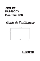 Asus PA169CDV Guide De L'utilisateur