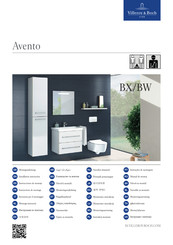 Villeroy & Boch Avento A888 00 Serie Instructions De Montage