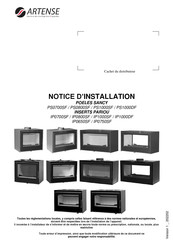 Artense PS0800SF Notice D'installation