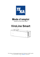 Teka ViroLine Smart WiFi Mode D'emploi