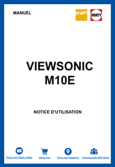 ViewSonic M10E Manuel Utilisateur