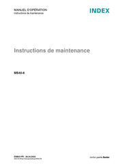 Index MS40-6 Instructions De Maintenance