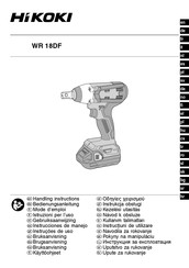 HIKOKI WR 18DF Mode D'emploi