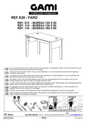 Gami FARO 116 Instructions De Montage