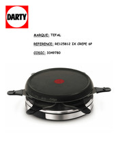 TEFAL RE125812 Mode D'emploi