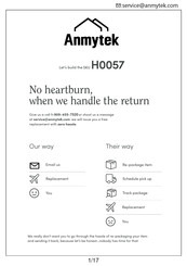 Anmytek H0057 Mode D'emploi