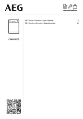 AEG F64SV907Z Notice D'utilisation