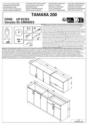 Forma Ideale TAMARA 200 Instructions D'assemblage