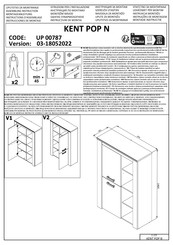 Forma Ideale KENT POP N Instructions D'assemblage