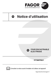 Fagor FF75MFPNX/1 Notice D'utilisation