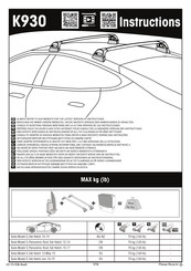 Yakima K930 Instructions De Montage