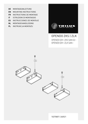 Trilux OPENDO ZLK Instructions De Montage