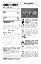 Enerpac GA-3 Manuel D'instructions