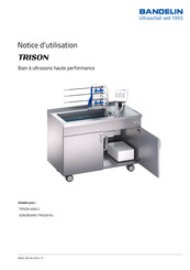 Bandelin SONOBOARD TRISON R/L Notice D'utilisation