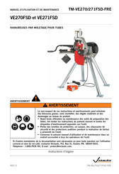 Victaulic VE271FSD Manuel D'utilisation Et De Maintenance