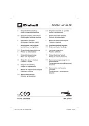 EINHELL 20.932.50 Instructions D'origine