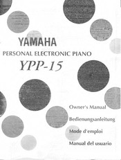 Yamaha YPP-14 Mode D'emploi