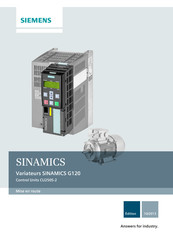 Siemens SINAMICS G120 CU250S-2 Guide De Mise En Route