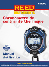 REED INSTRUMENTS SW700 Manuel D'utilisation