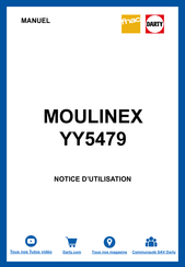 Moulinex YY5479 Manuel D'utilisation