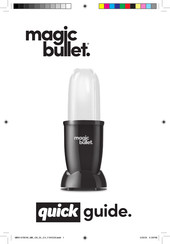 NUTRIBULLET magic bullet MBR04 Guide Rapide