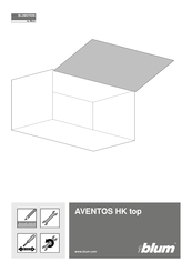 Blum Aventos HK Top 22K2700 Instructions De Montage