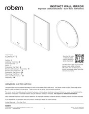 Robern IM3048R Manuel D'instructions