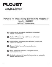 Xylem FLOJET 18555000 Manuel D'instructions