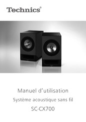 Technics SC-CX700 Manuel D'utilisation