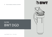 BWT DGD Notice D'installation, D'utilisation Et D'entretien