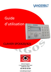 Vanderbilt SPCK420 Guide D'utilisation