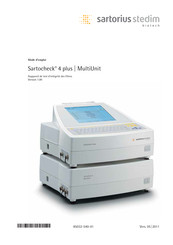 Sartorius Stedim Biotech Sartocheck 4 Multi Unit Mode D'emploi