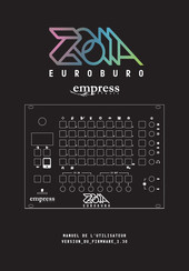 Empress Effects ZOIA Euroburo Manuel De L'utilisateur