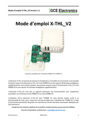 GCE Electronics X-THL V2 Mode D'emploi