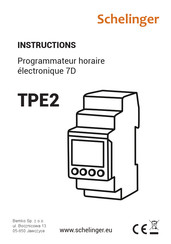 BEMKO Schelinger TPE2 Manuel D'instructions