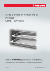 Miele DGC 6400-55 Mode D'emploi Et Instructions De Montage