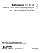 Alliance Laundry Systems FCIFF2600/500 Guide A La Programmation