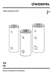 Kospel SB Manuel D'installation Et D'utilisation