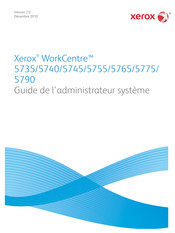 Xerox WorkCentre 5755 Guide De L'administrateur