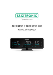 Flexitron Taxitronic TX80 Urba Manuel D'utilisateur