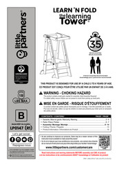 Little Partners LEARN 'N FOLD the learning Tower LP0147 Mode D'emploi