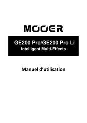 Mooer GE200 Pro Manuel D'utilisation