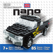 Mega Bloks NaNo Police Interceptor Mode D'emploi