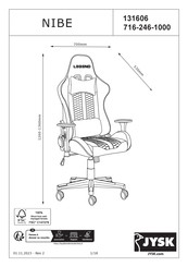 Jysk 716-246-1000 Instructions D'assemblage